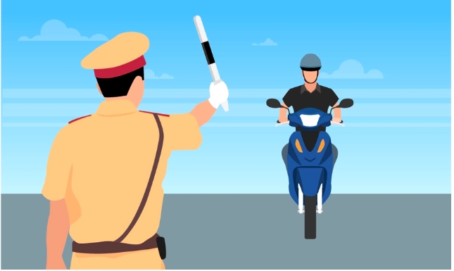 Quy định mới về việc dừng phương tiện tham gia giao thông đường bộ để kiểm soát